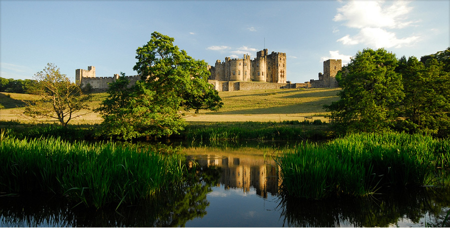 Alnwick Castle - only 4 miles from Alnmouth, the stunning medieval castle was used as Hogwarts in the Harry Potter films